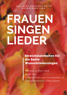 Frauen singen Lieder Lauf
