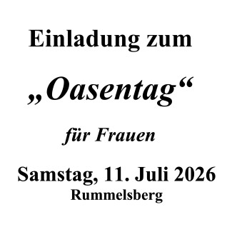 Einladung zum Oasentag