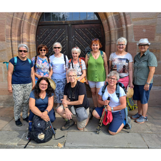 Die pilgernden Dekanatsfrauen als Gruppe