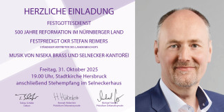 Einladungskarte Festgottesdienst
