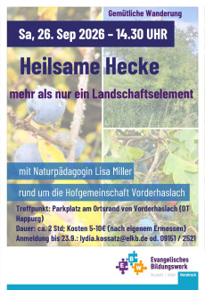 Flyer Heilsame Hecke