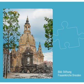 Frauenkirche Dresden Fotomontage
