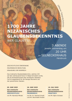 Plakat Nizänisches Glaubensbekenntnis