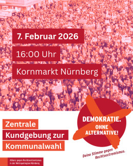 Plakat zur Kundgebung