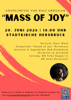 Mass of Joy Plakat