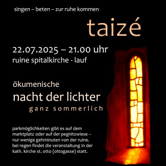 Flyer Nach der Lichter Lauf 2025