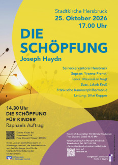 Plakat Schöpfung