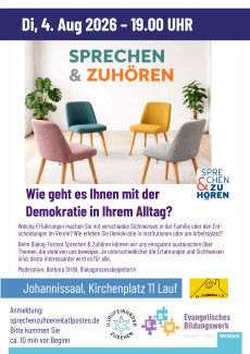 Plakat Sprechen und Zuhören