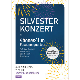 Silvester Konzert Plakat