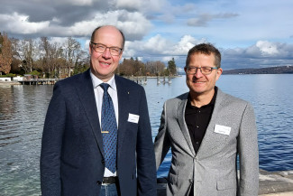 Pfarrer Christian Simon (l) und Martin Knodt (r)