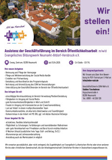 Foto der Staellenausschreibung