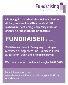 Stellenanzeige Fundraiser
