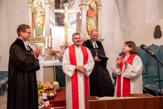 Alexander Loss nach der Einführung in seinen Dienst als Fundraiser