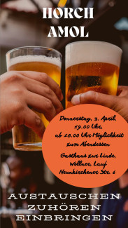 Flyer Verständigungsorte Lauf, 3.4.25