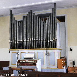 Gesamtansicht der Orgel in Hartmannshof