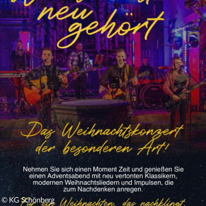 Plakat Konzert Schönberg