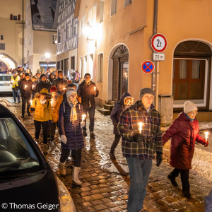 Begin des Marsches am Spitaltor