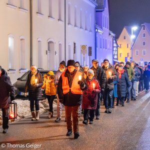 Marsch in der Amberger Straße